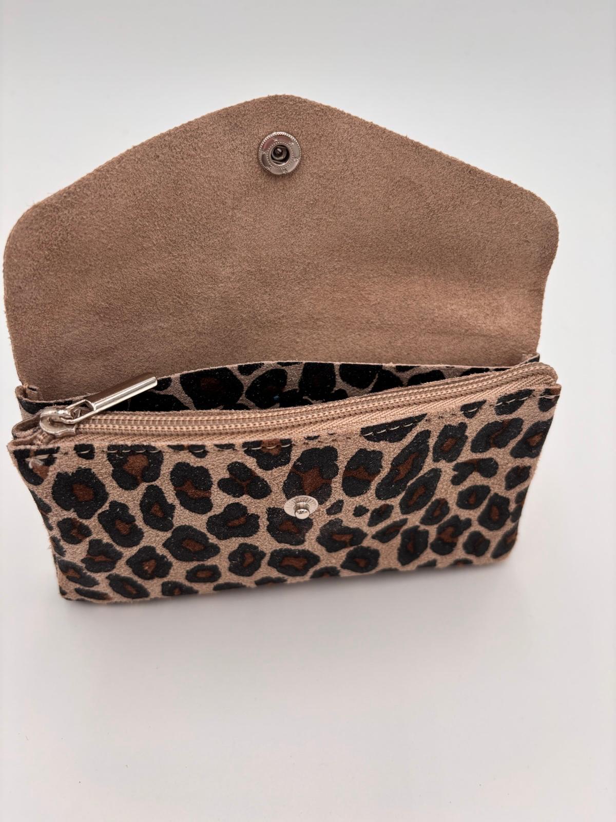 Carteira Elegante Estampa Onça