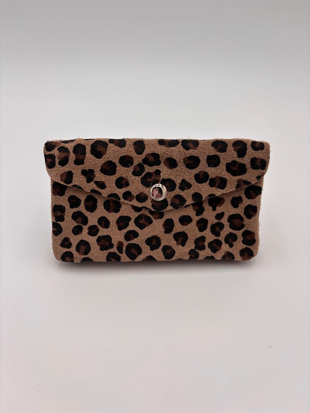 Carteira Elegante Estampa Onça