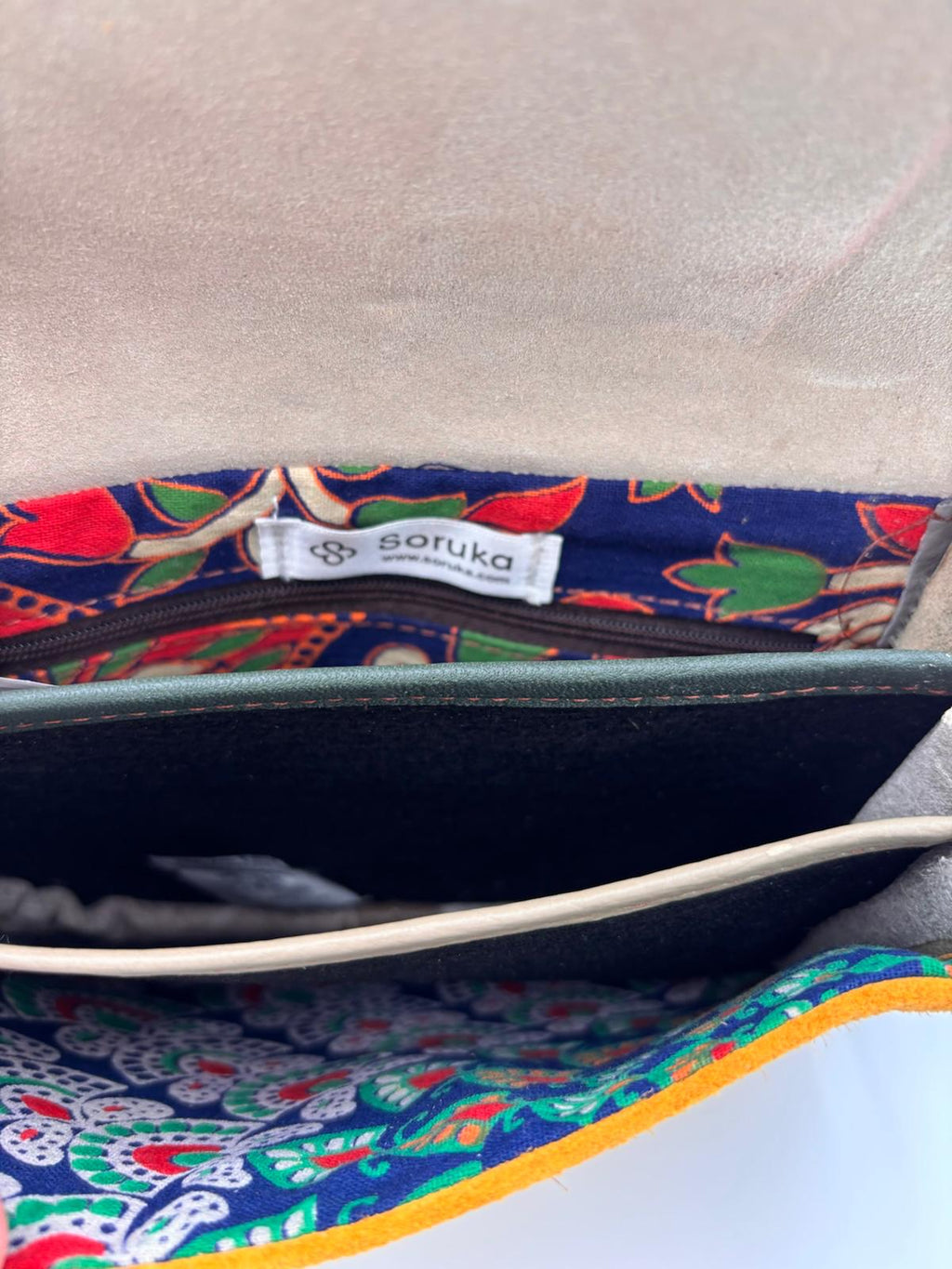 Mala Animal Print Camurça Mostarda