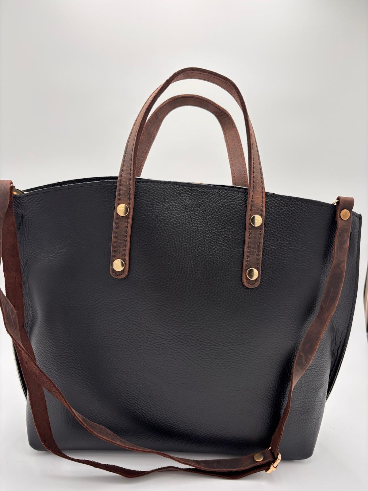 Mala Zebra Couro Castanho