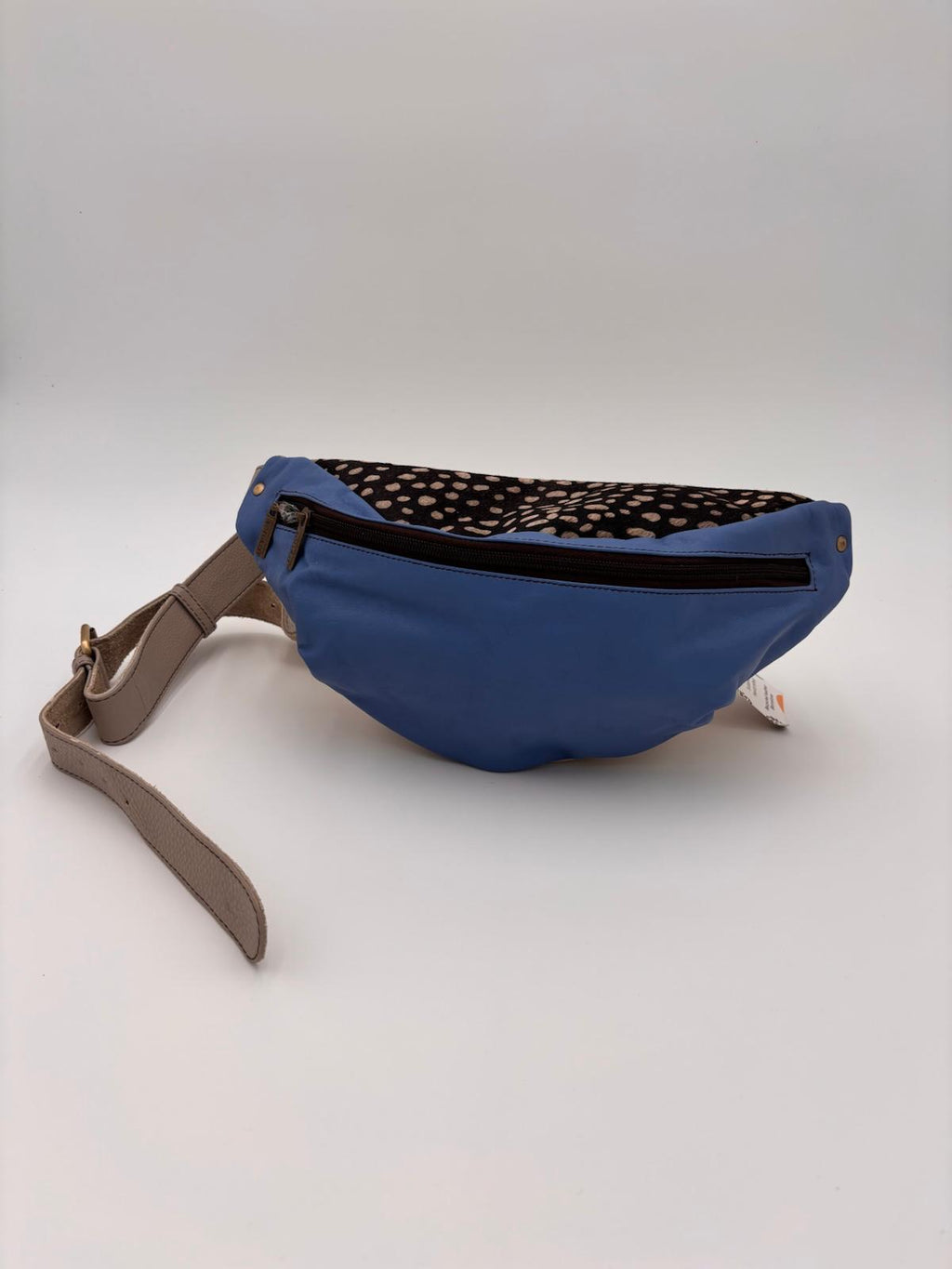 Bolsa de Cintura Animal Print Azul