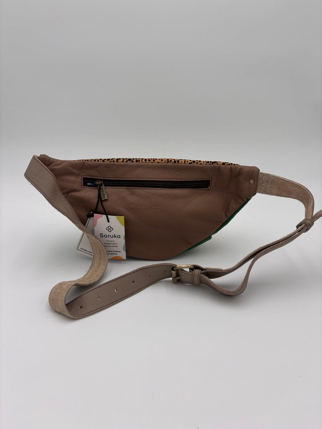 Bolsa de Ombro Animal Print Verde