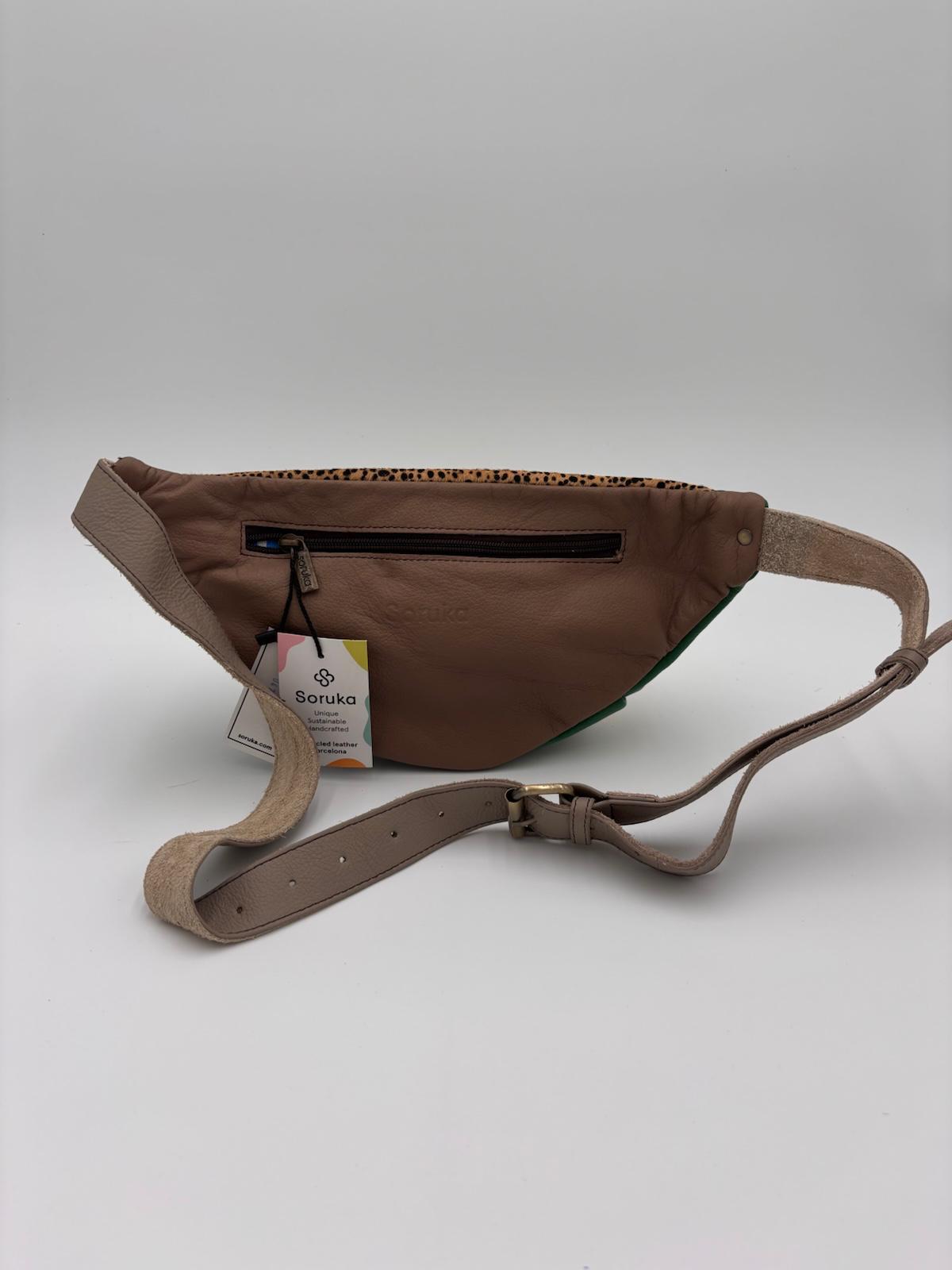 Bolsa de Ombro Animal Print Verde