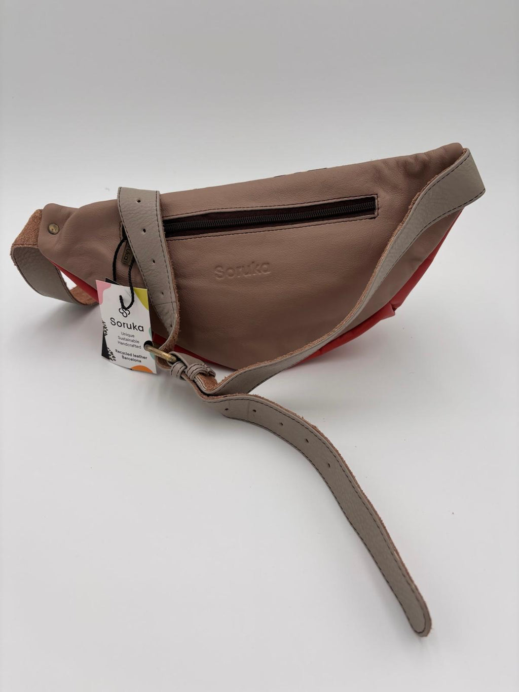 Bolsa de Cintura Animal Print Vermelho