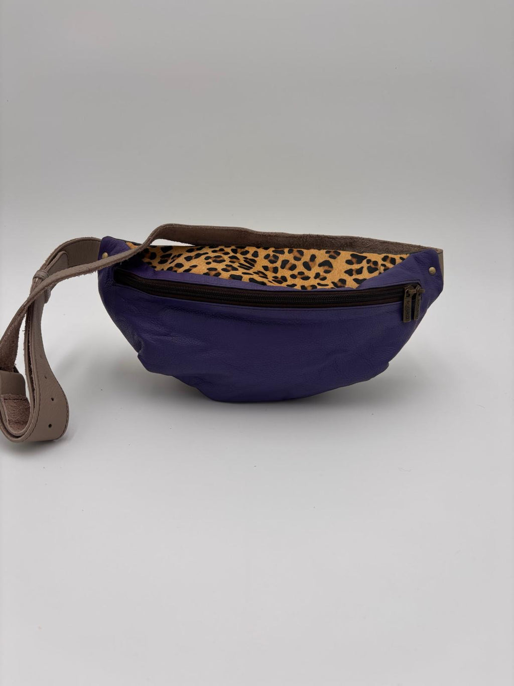 Bolsa de Cintura Animal Print Roxo