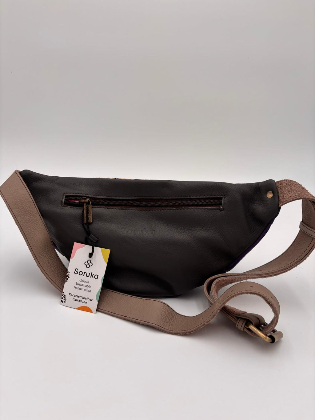 Bolsa de Cintura Animal Print Roxo