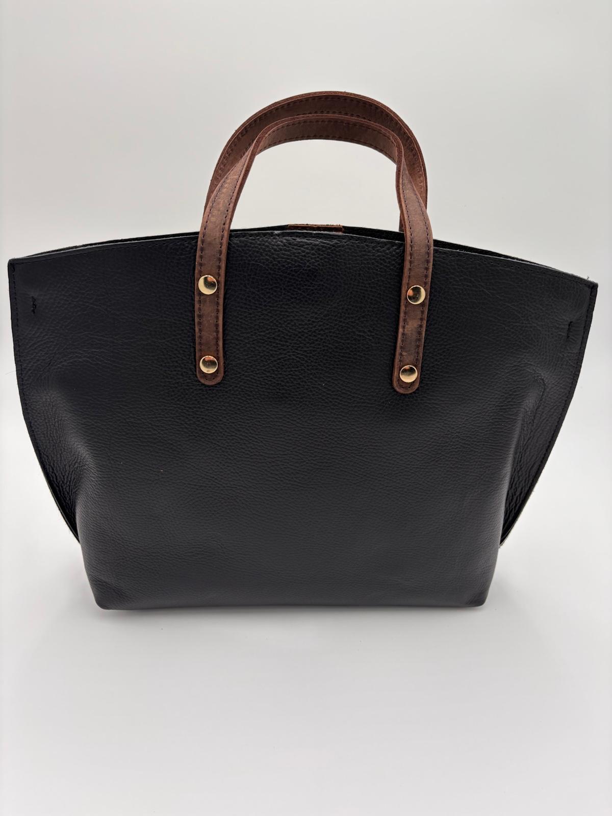 Mala Animal Print Couro Castanho