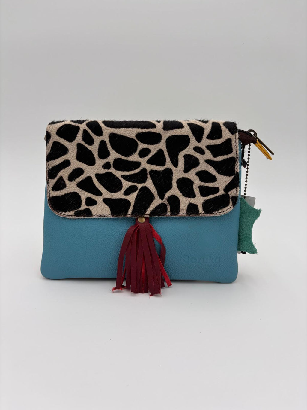Mala Animal Print Base Azul