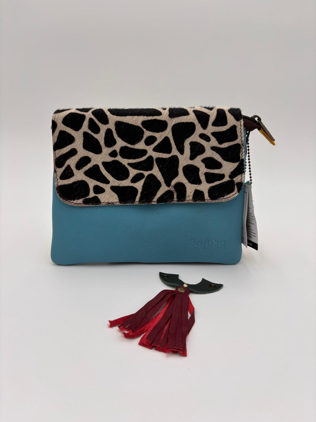 Mala Animal Print Base Azul
