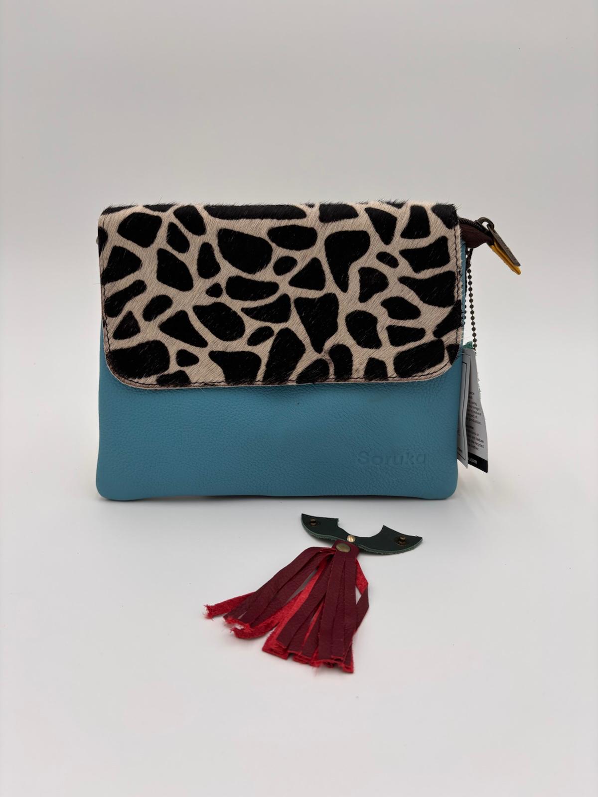 Mala Animal Print Base Azul