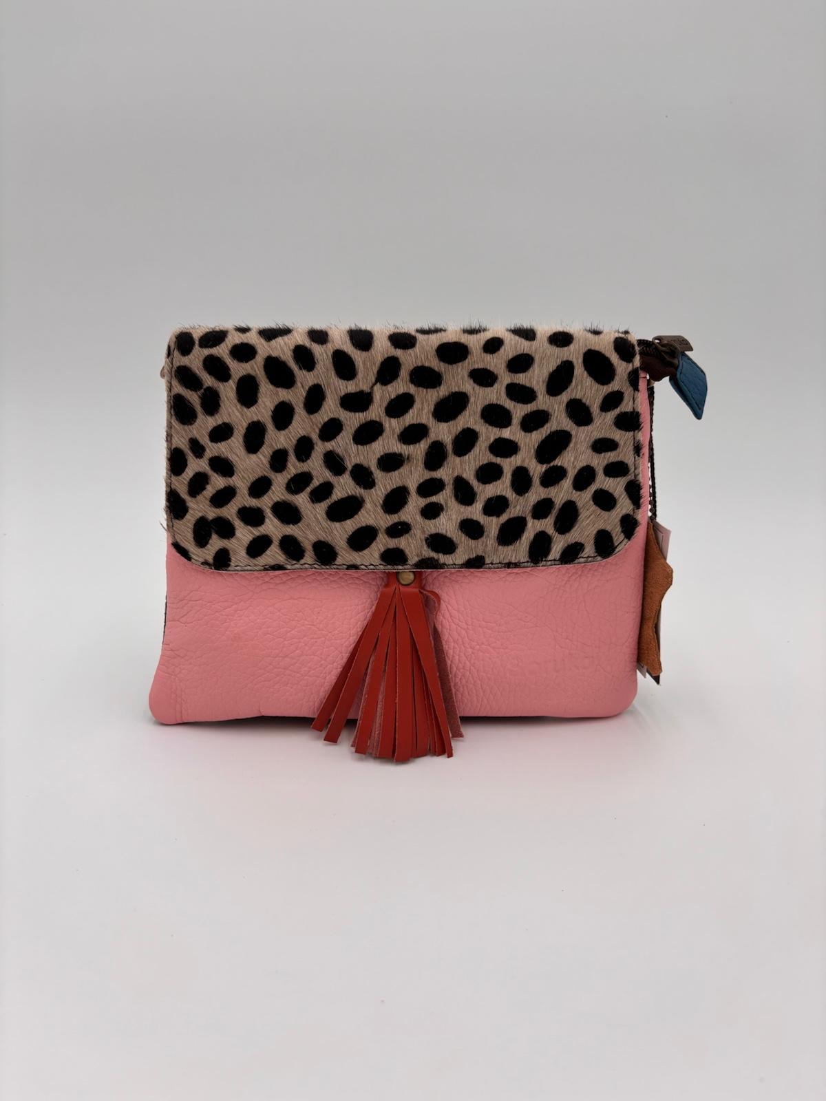 Mala Animal Print Base Rosa