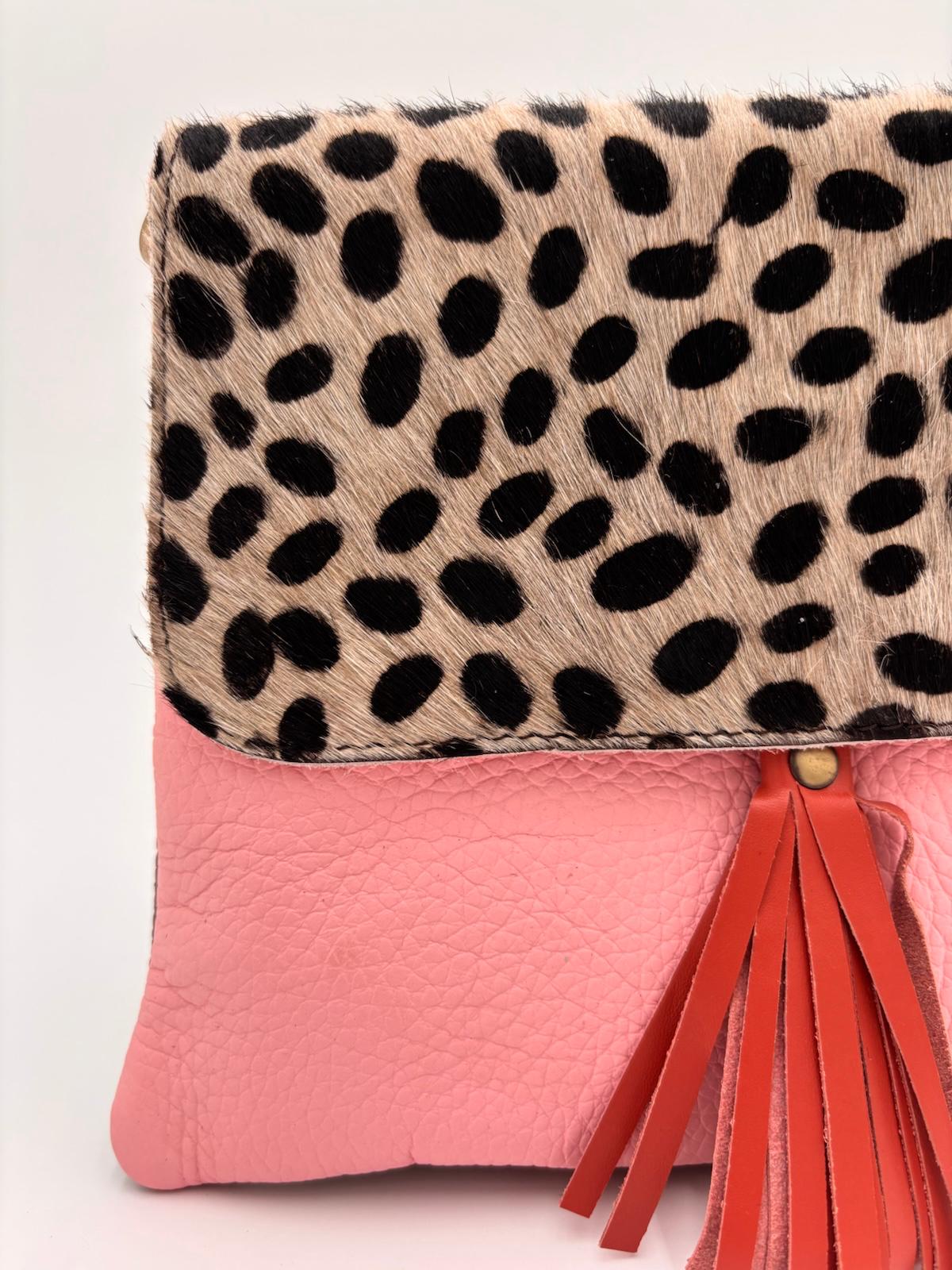 Mala Animal Print Base Rosa