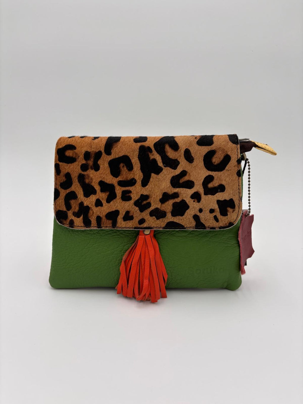 Mala Animal Print Base Verde