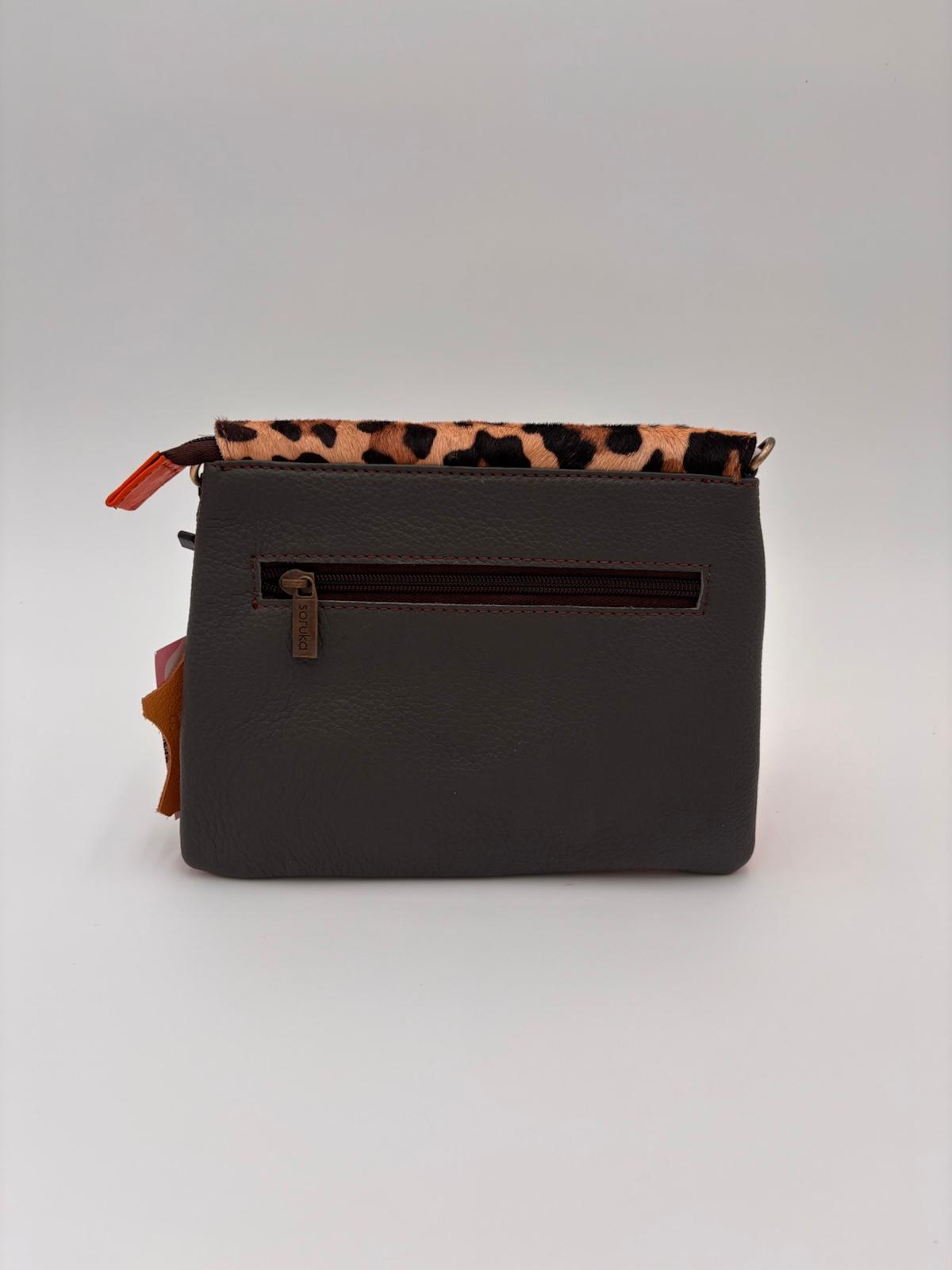 Mala Animal Print Base Vermelho