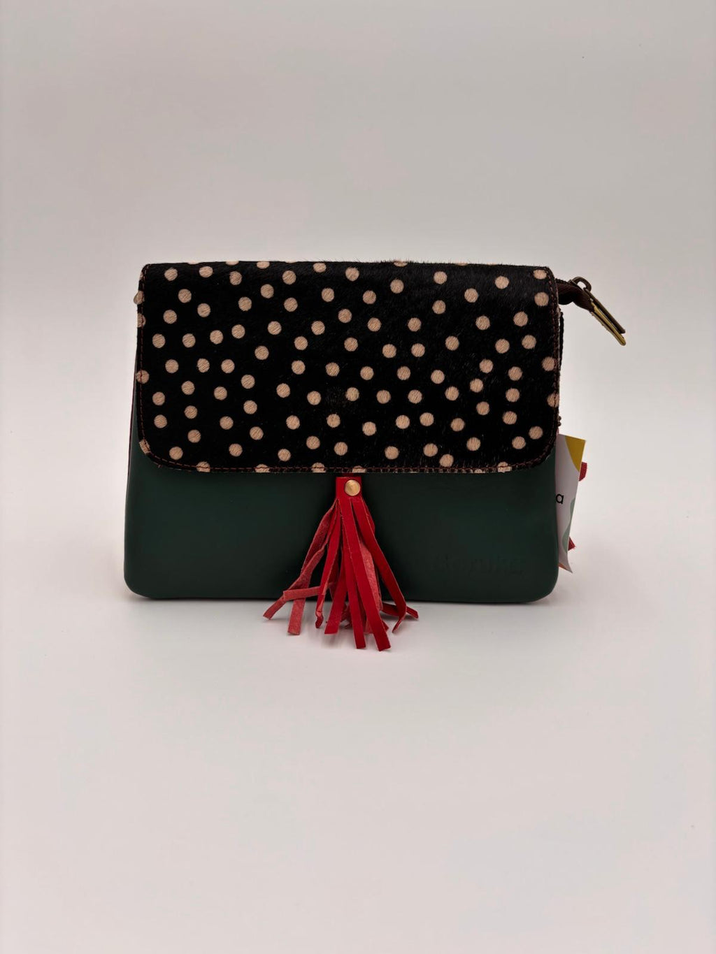 Mala Animal Print Base Verde Seco