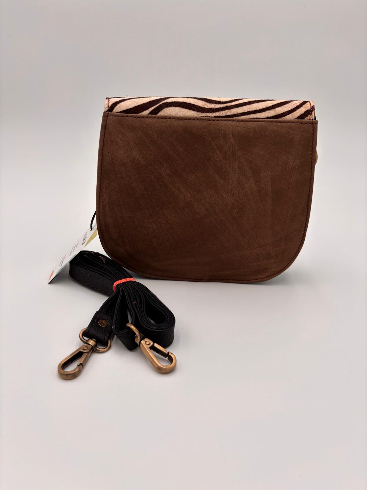 Mala Zebra Camurça Roxa