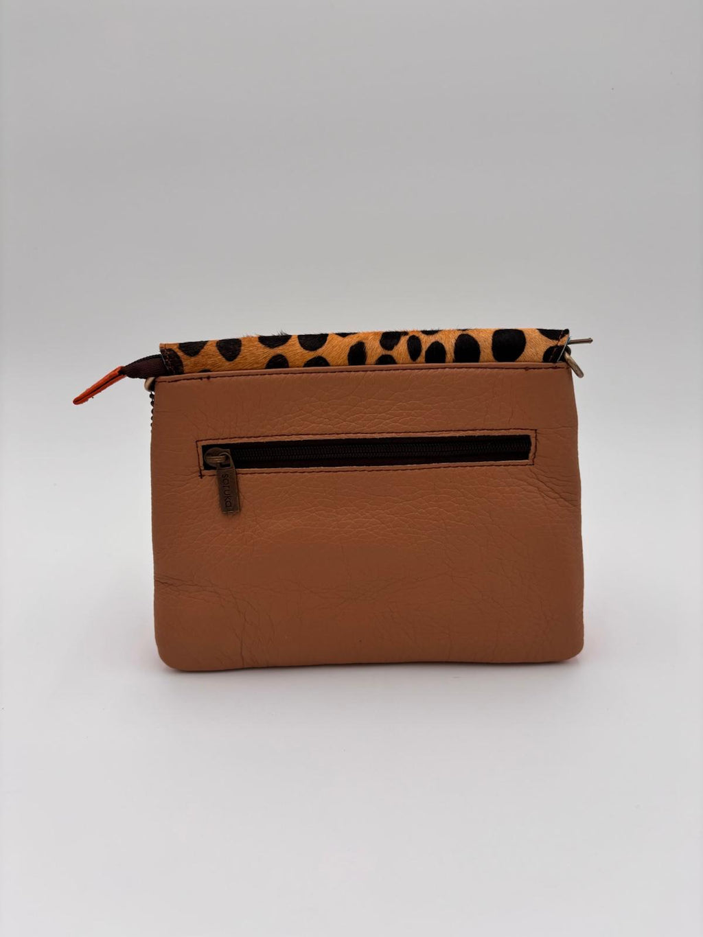 Mala Animal Print Base Laranja
