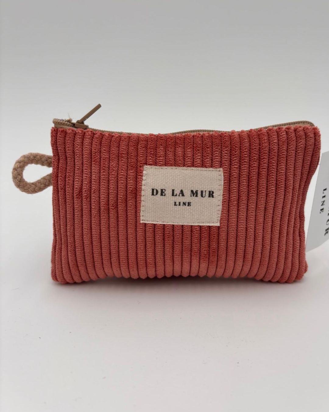 Carteira Pequena em Veludo Cobre